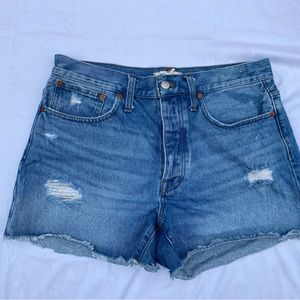 Madewell Curvy Relaxed Denim Shorts